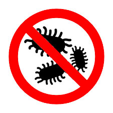 Prohibido bacterias